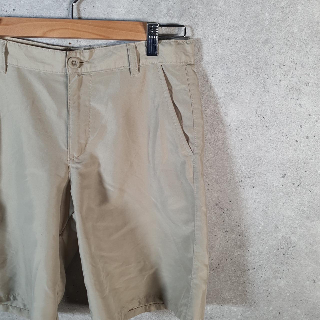 Vintage Izod Shorts Jorts Cargo Womens W30 Brown Baggy Cotton