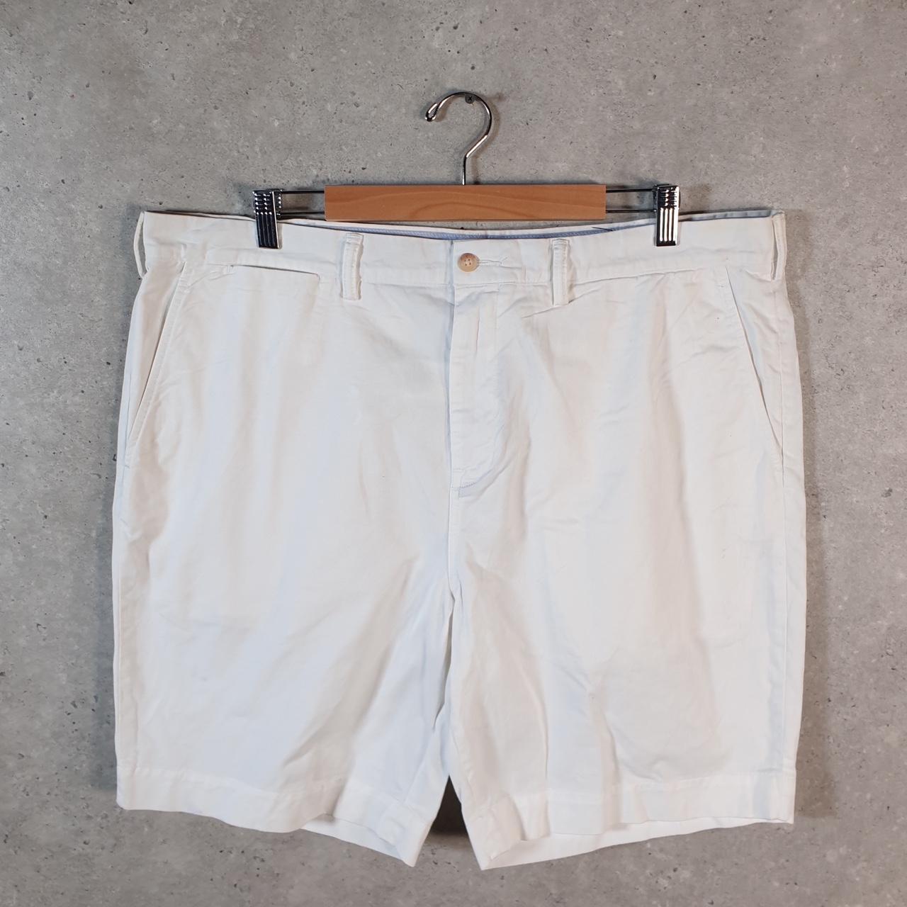 Vintage Ralph Lauren Polo Shorts Jorts Chino Cargo Men’s W40 White Baggy Cotton