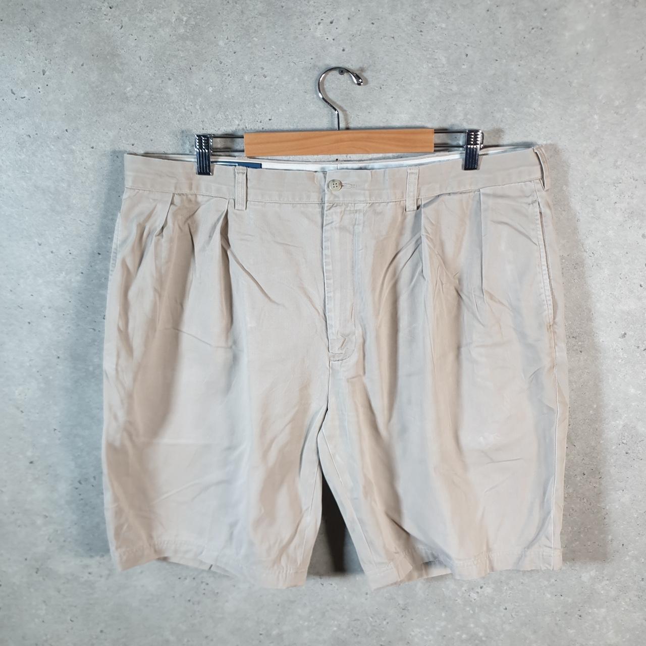 Vintage Ralph Lauren Polo Shorts Jorts Chino Cargo Men’s W40 Brown Baggy Cotton A4360