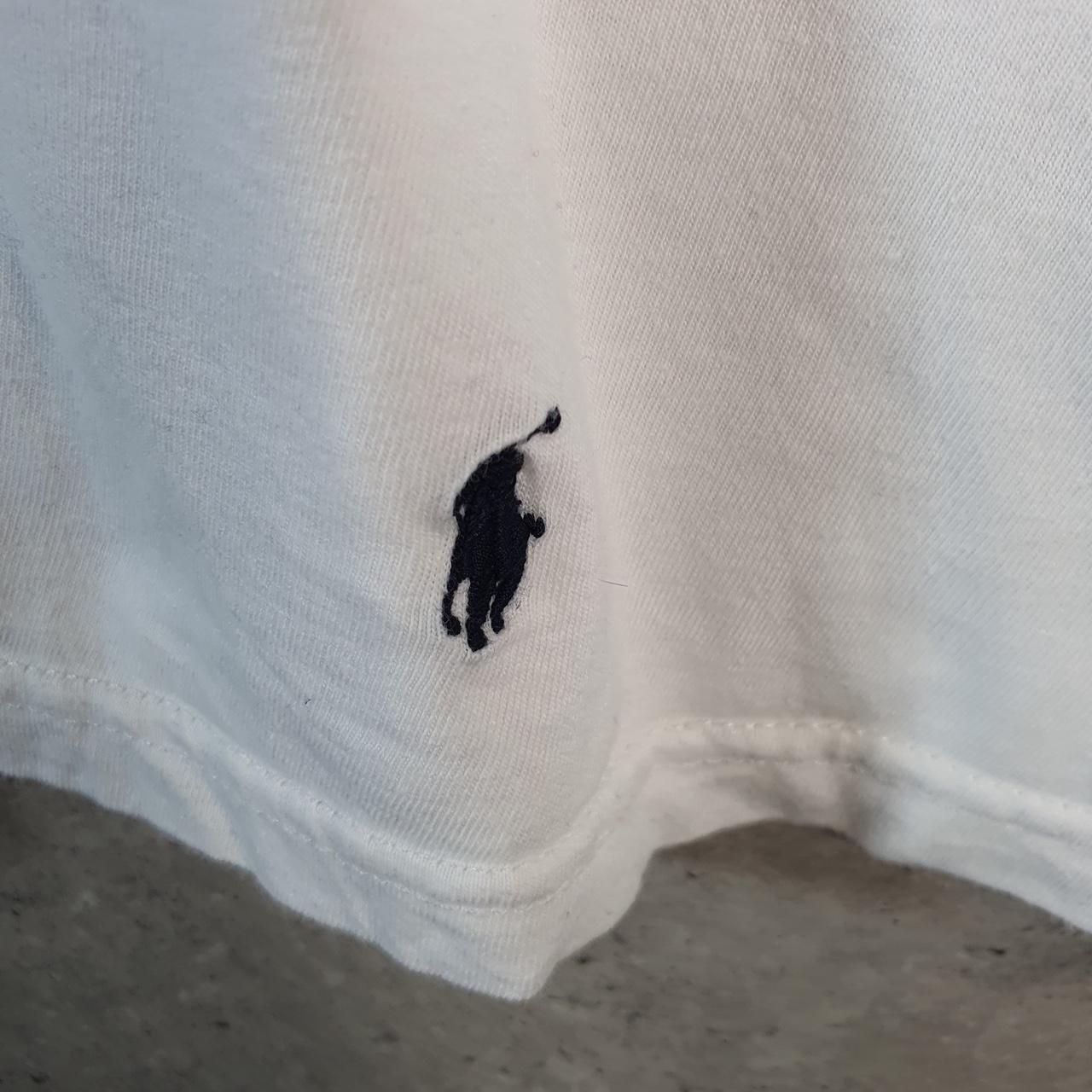 Vintage Ralph Lauren Polo Sport T Shirt Men’s XL White  Classic Fit Embroidered Pony C8712