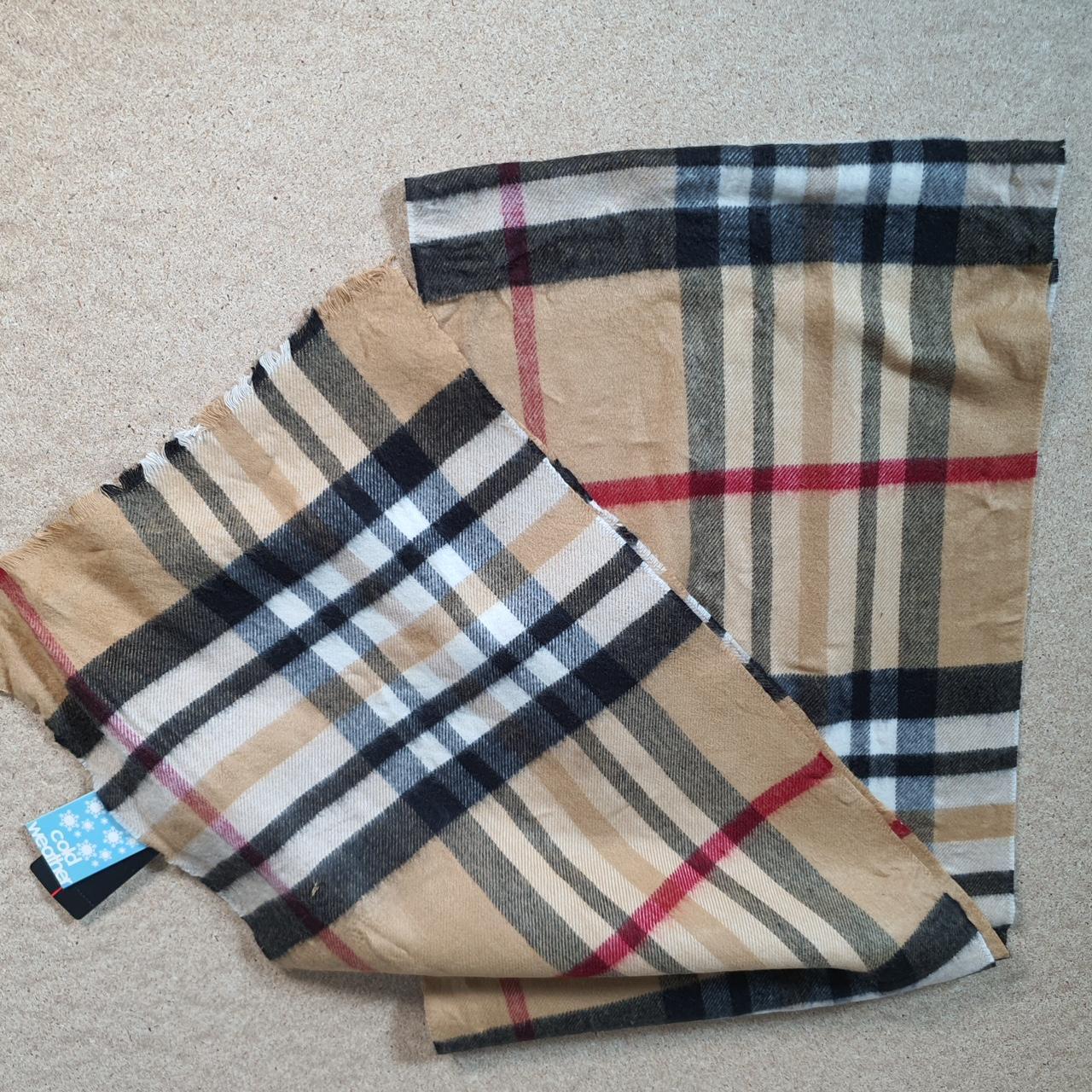 Cashmink Tartan Nova Check Checkered Scarf