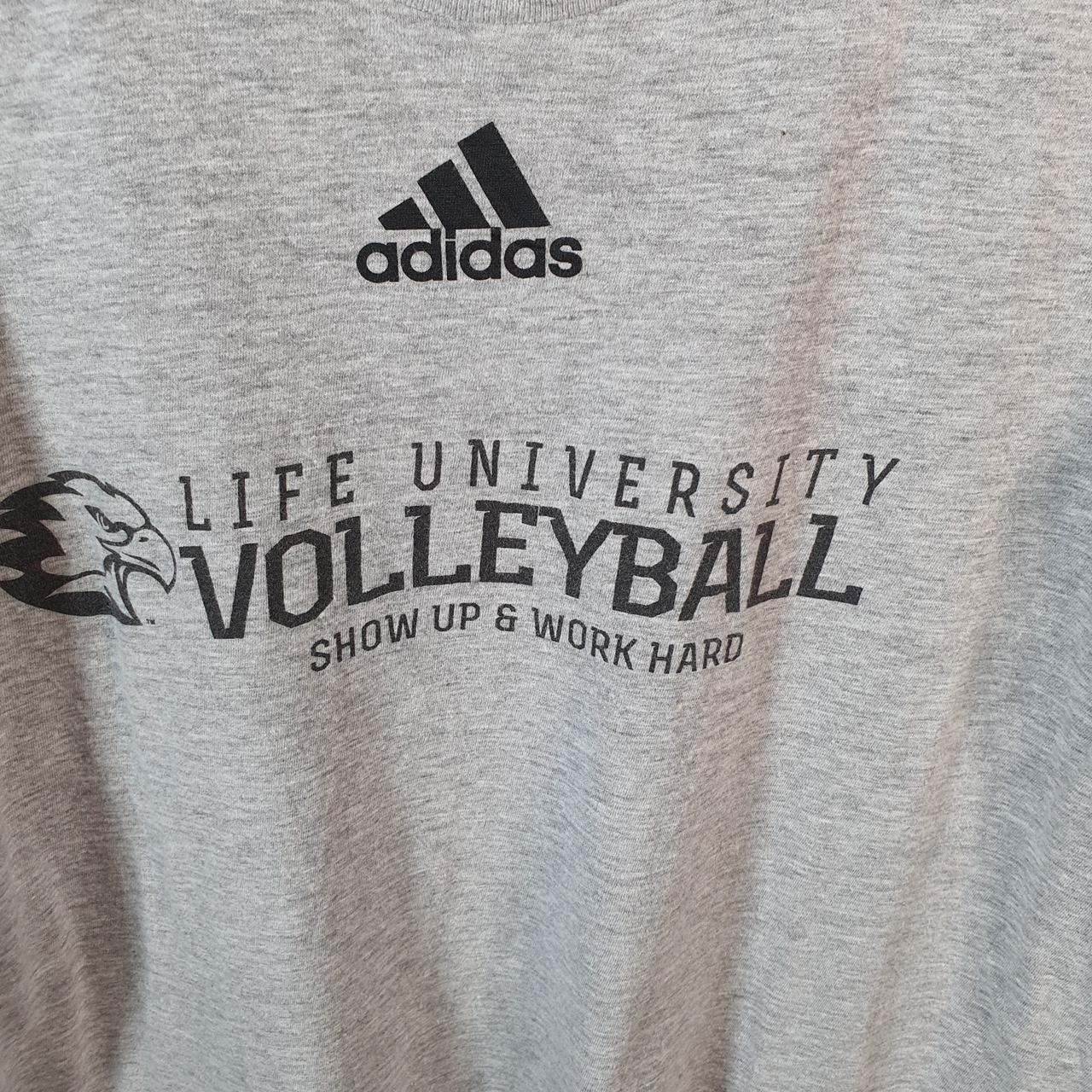 Vintage Adidas Amplifier T Shirt Shirt Men’s Small Grey Three Stripes Logo Athletic C9584