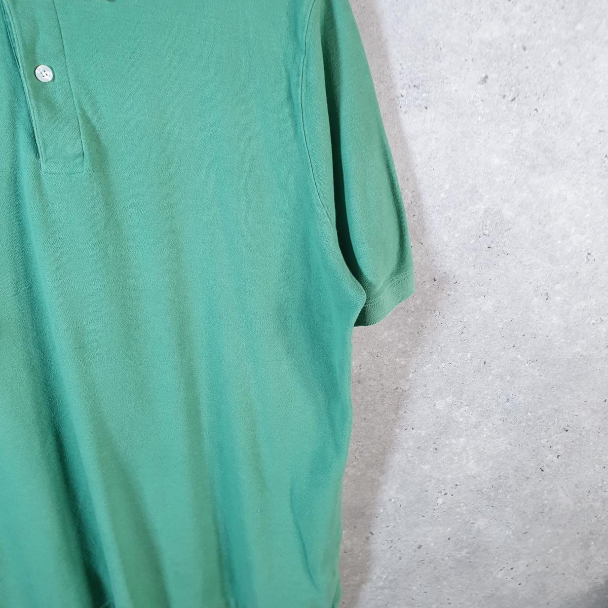 Vintage Sports Polo Shirt Men’s Large Green Regular Fit Logo