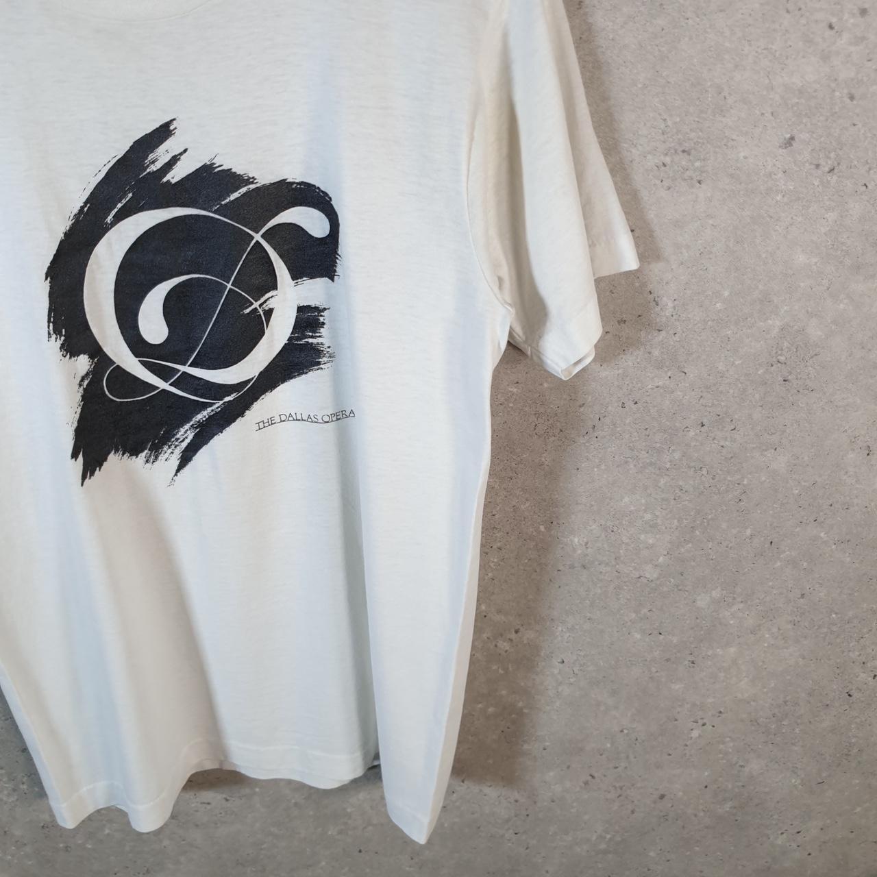 Vintage Screen Stars Dallas Opera 90s USA Single Stitch T Shirt Men’s Medium White