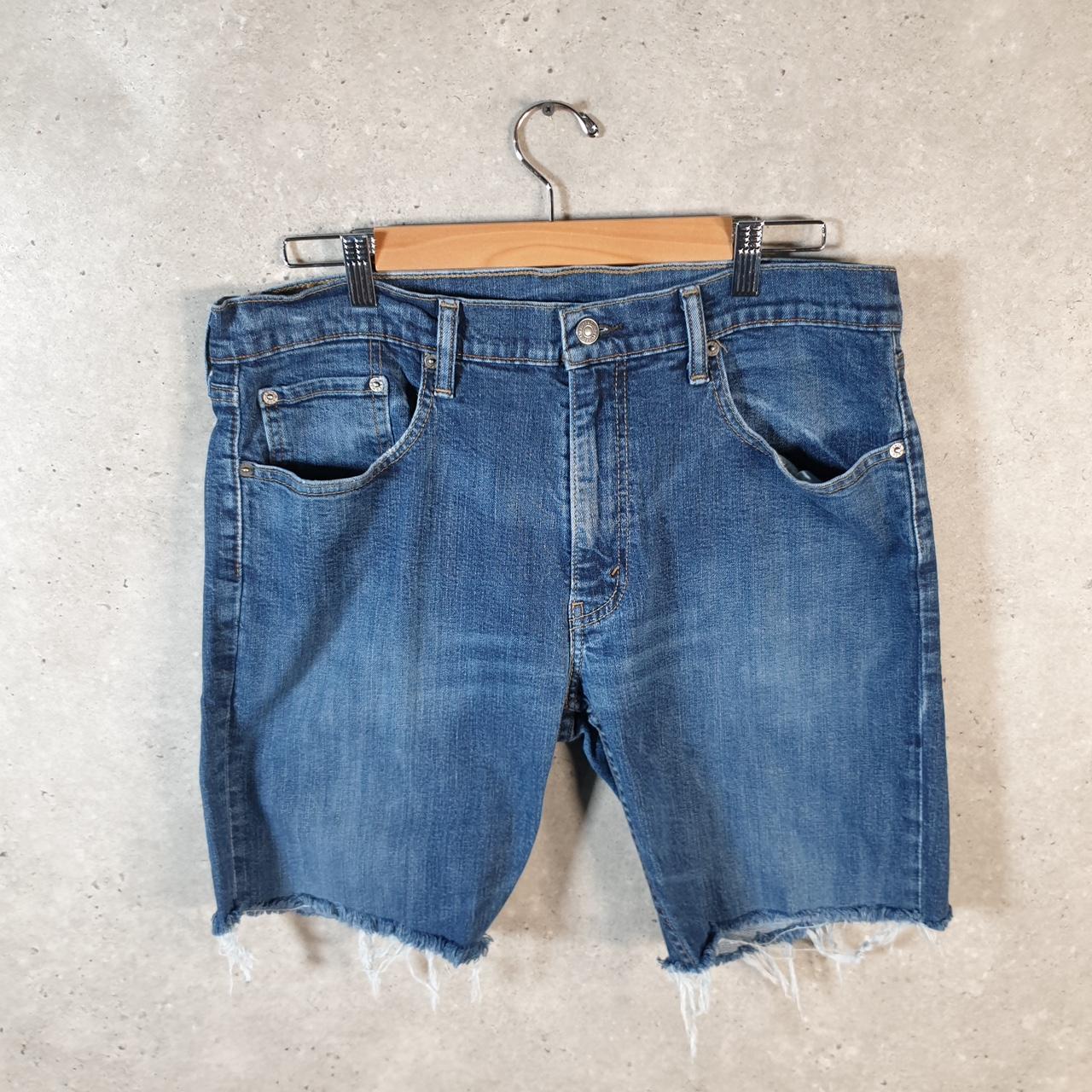Vintage Levi’s 559 Baggy Shorts Jorts Cargo Mens W36 Blue Relaxed Denim