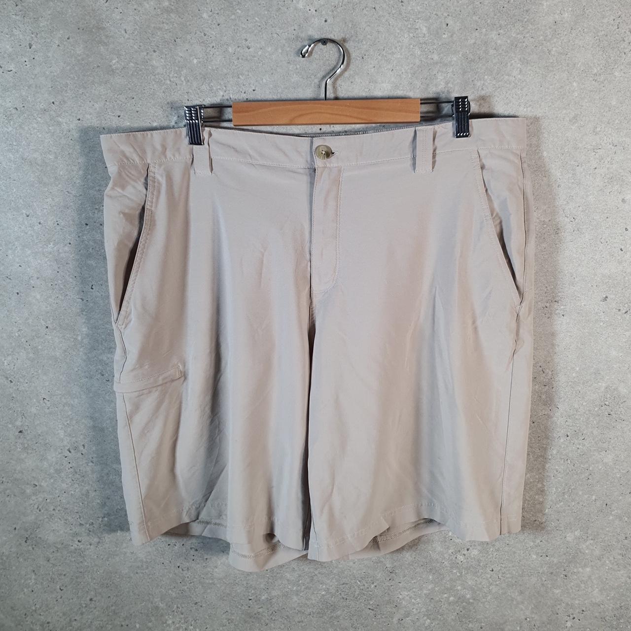 Vintage Columbia Carpenter Shorts Jorts Cargo Men’s W40 Brown Athletic Hiking Fishing Gear A4463