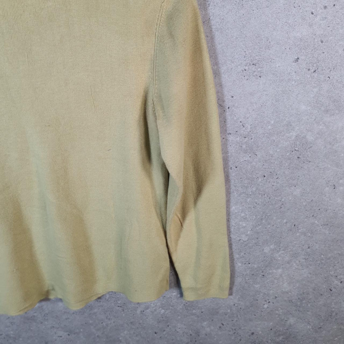 Vintage Eddie Bauer Knit Sweater Womens Medium Green Y2K Pullover Wool