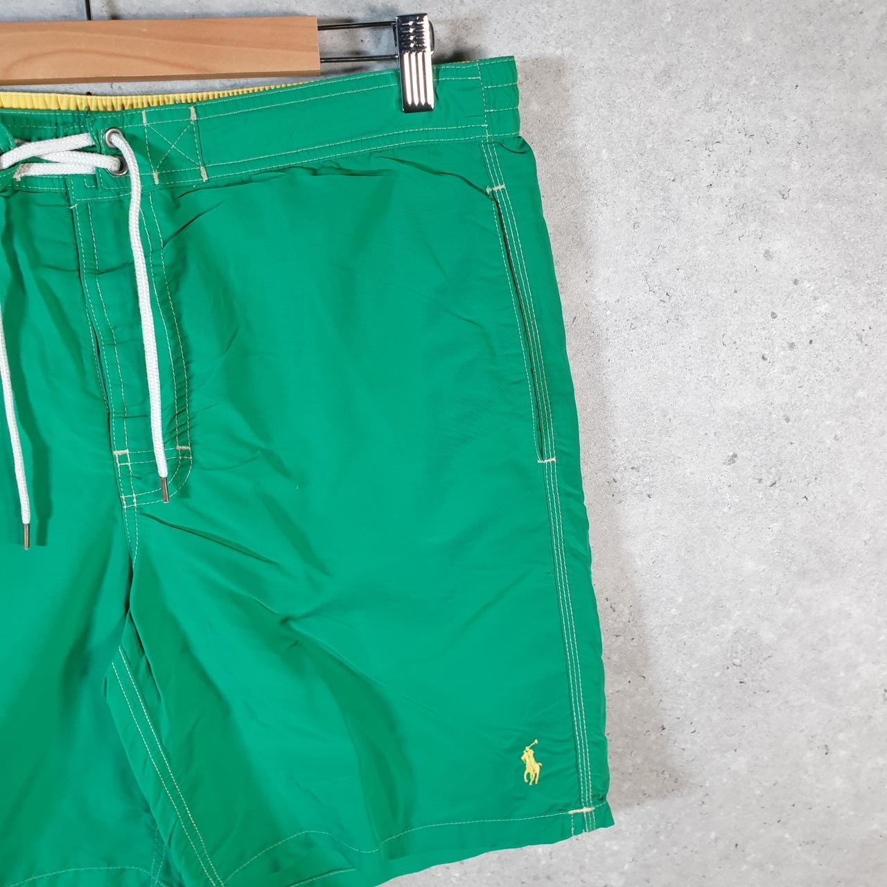 Vintage Ralph Lauren Polo Swim Shorts Swimming Cargo Men’s Medium Green Baggy