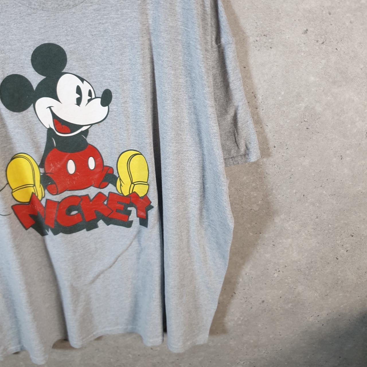 Vintage Disney Land Mickey Mouse T Shirt Men’s 3XL Grey Graphic Cartoon