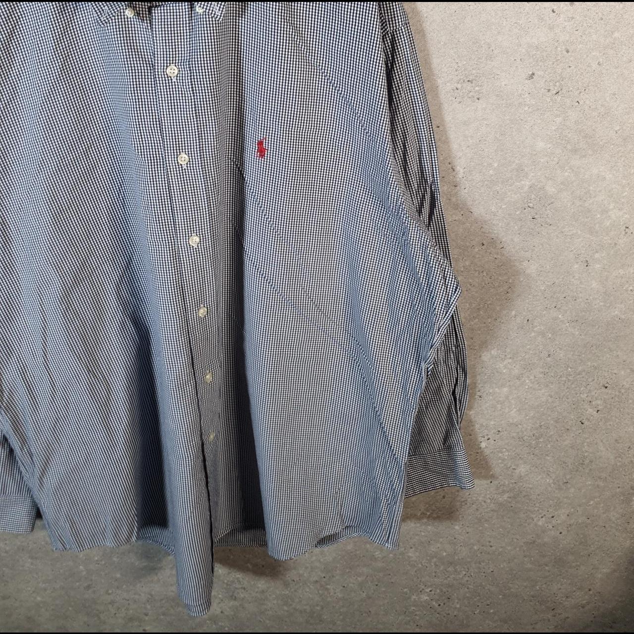 Vintage Ralph Lauren Button Down Shirt Men’s XL Checkered Blake Fit Pony Cotton