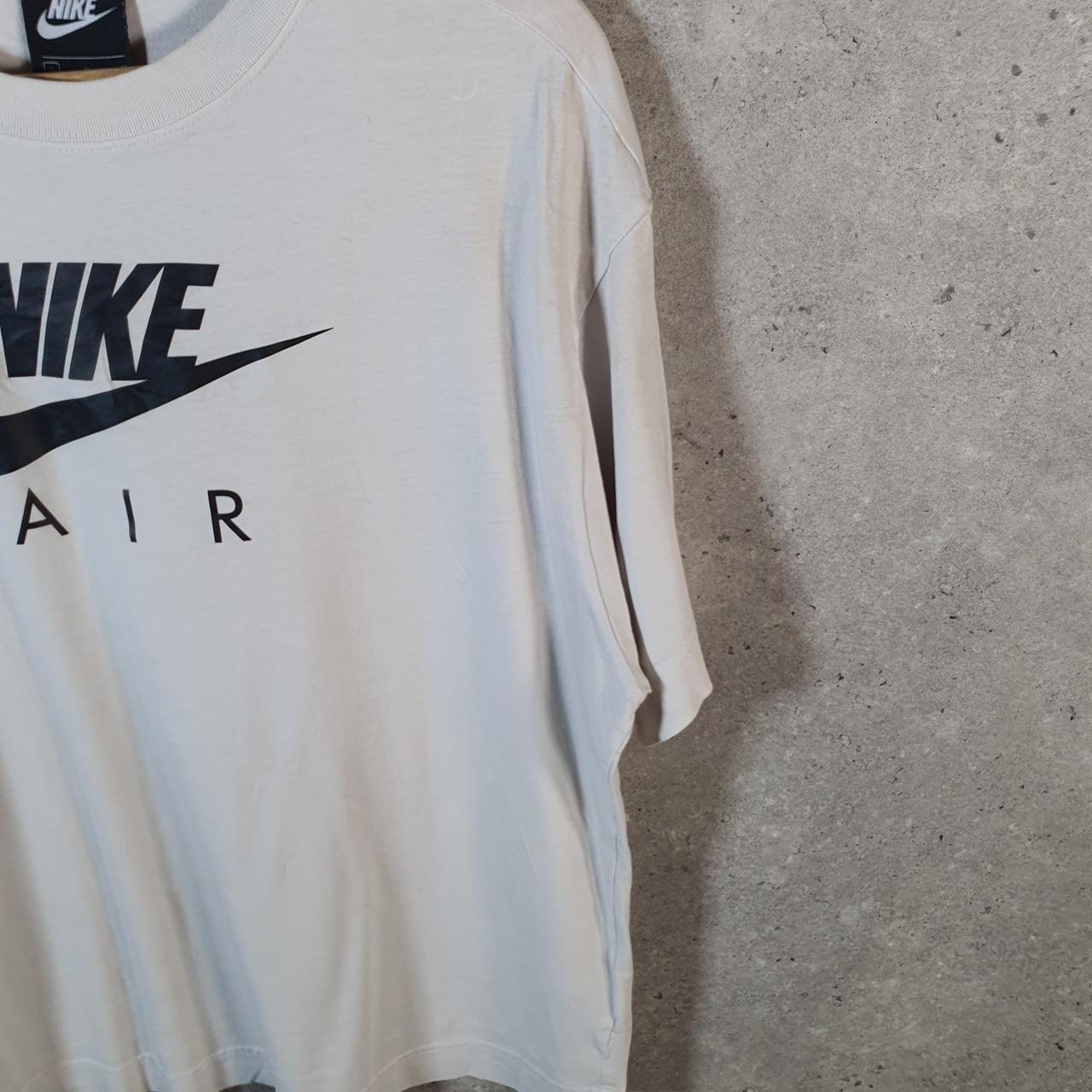 Vintage Nike Air Spellout T Shirt Men’s Small White Logo Swoosh Athletic