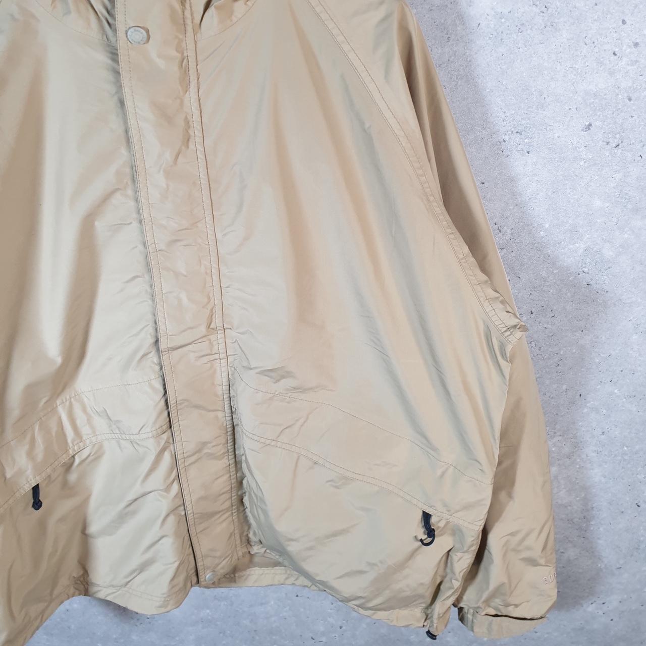 Vintage L.L. Bean GoreTex Nylon Jacket Mens XL Brown Waterproof Hooded