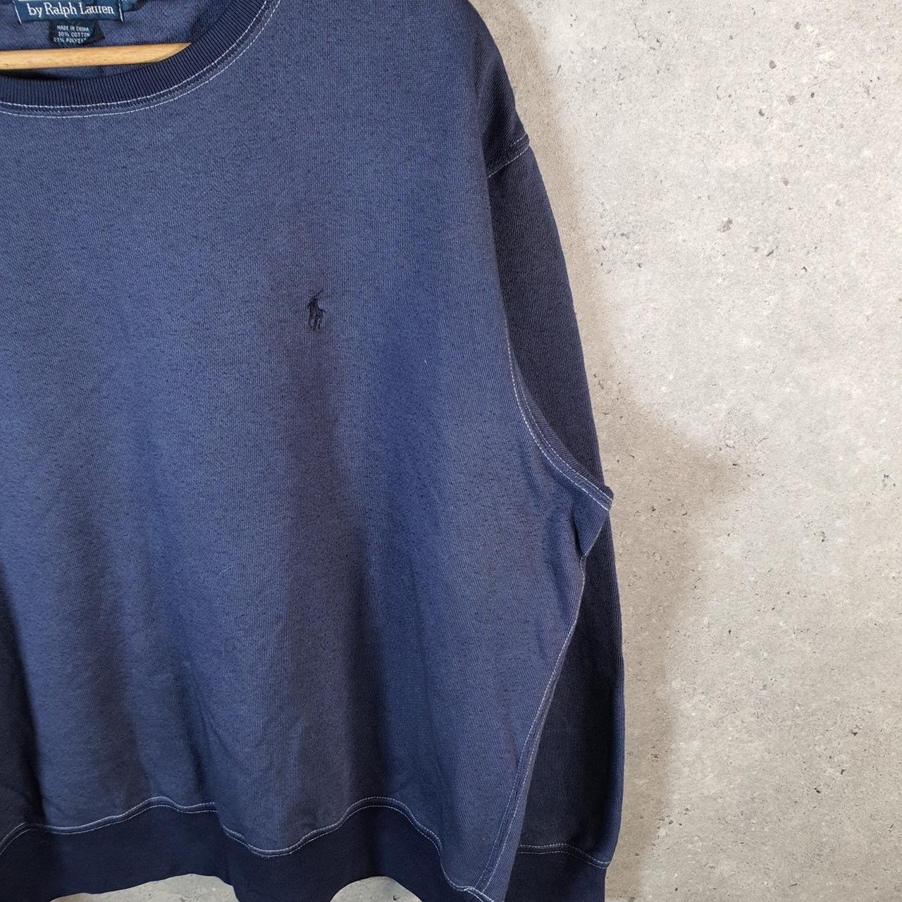 Vintage Ralph Lauren Polo Sweatshirt Men’s XL Navy Blue Pullover Pony