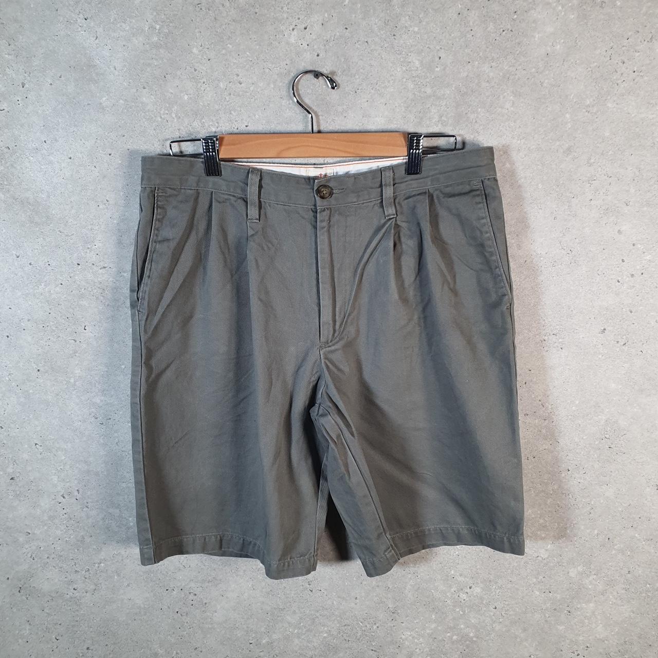 Vintage Dockers Chino Shorts Jorts Cargo Men’s W34 Grey Baggy Cotton