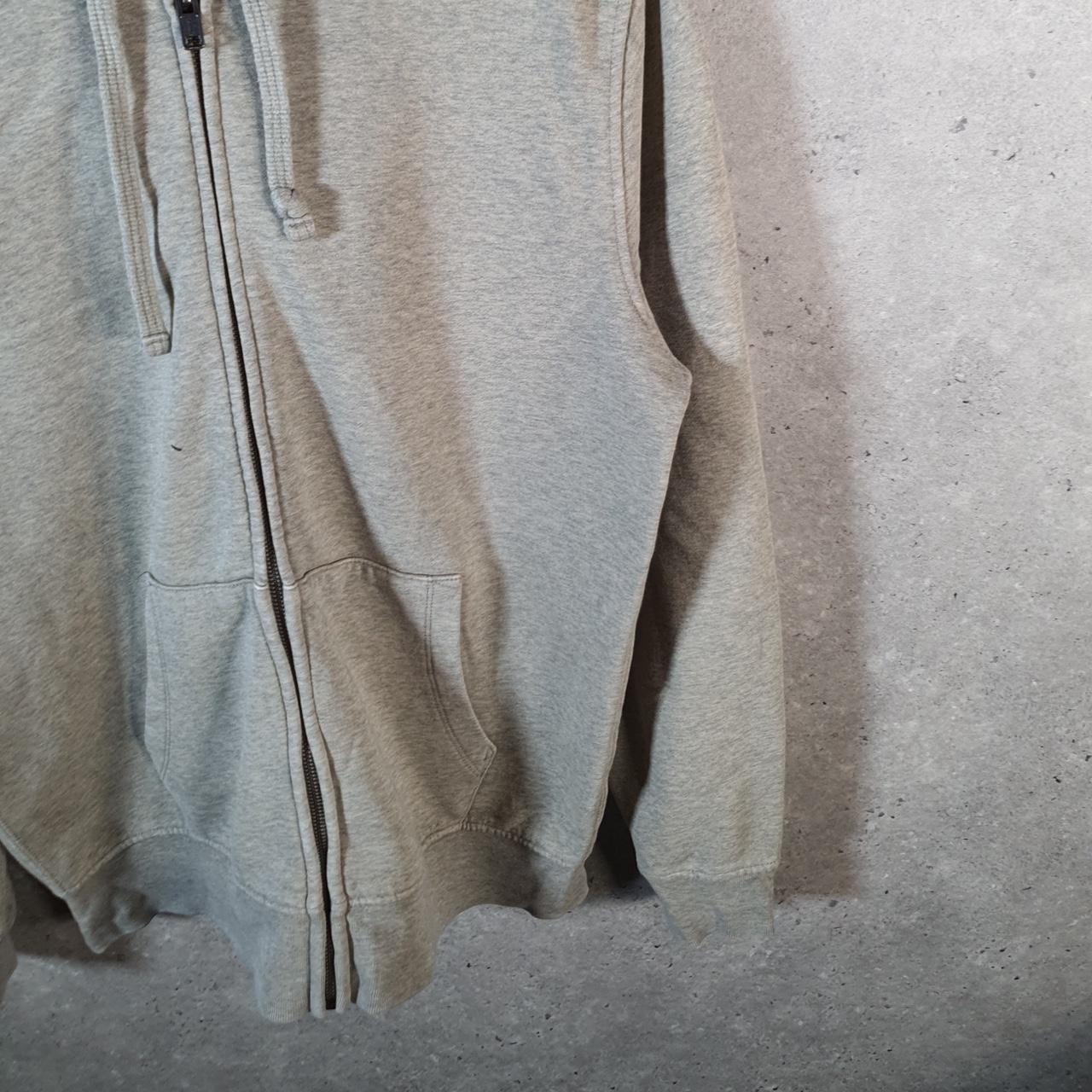 Vintage Gap Hoodie Womens Small Grey Y2K Full Zip Logo