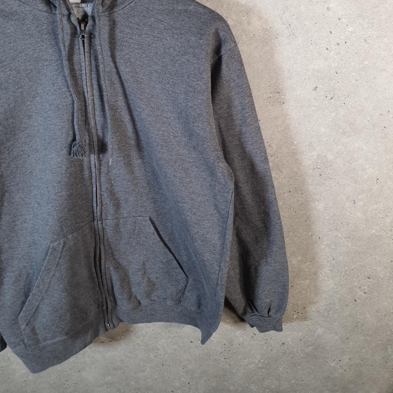 Vintage Lee Sport Hoodie Womens Medium Grey USA Full Zip