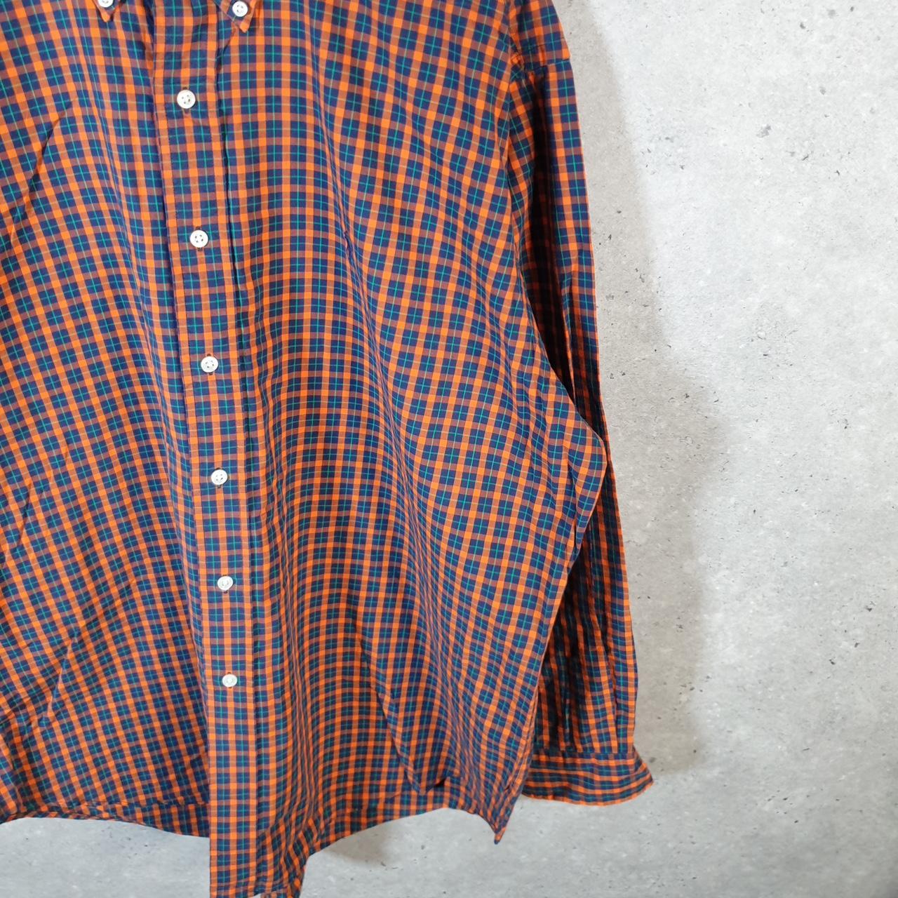 Vintage Ralph Lauren Button Down Shirt Men’s Large Checkered Blake Pony Cotton