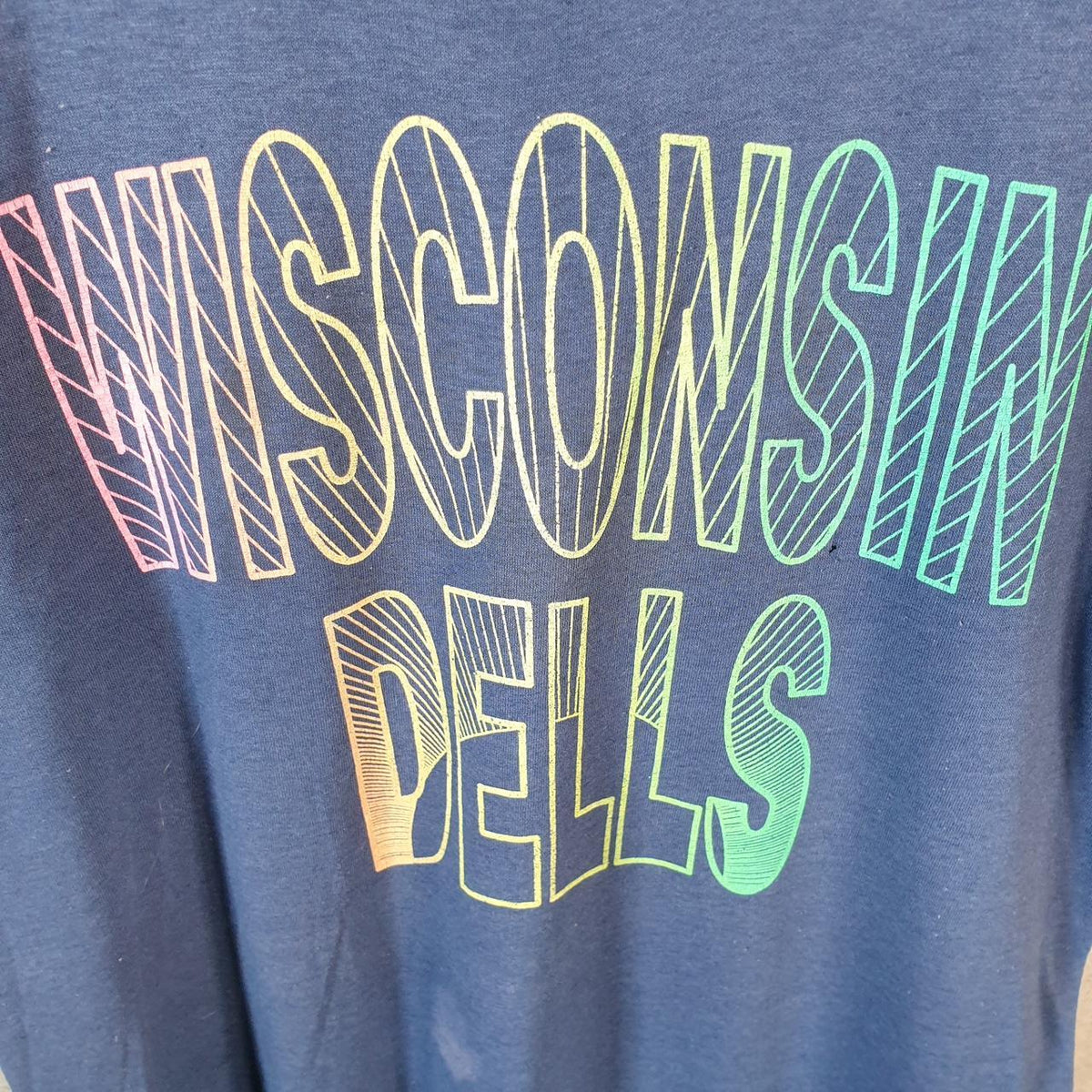 Vintage Wisconsin Dells 90s USA Single Stitch T Shirt Men’s Small Blue C9440