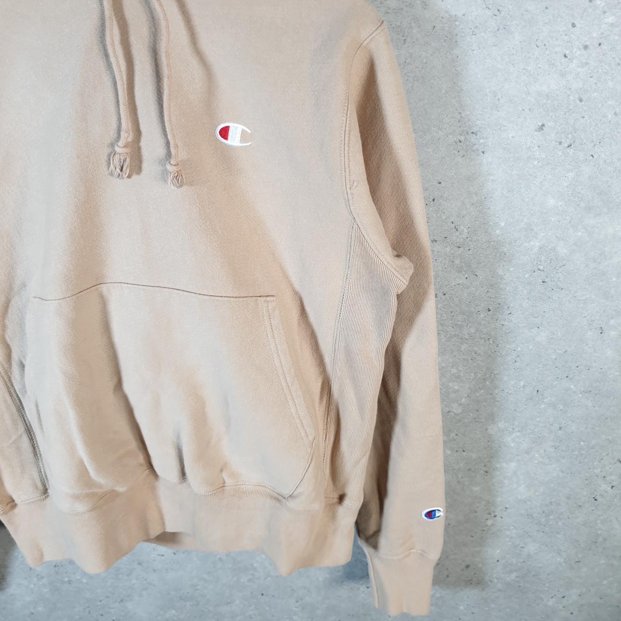 Vintage Champion Reverse Weave Hoodie Men’s Small Brown Pro Sport Pullover