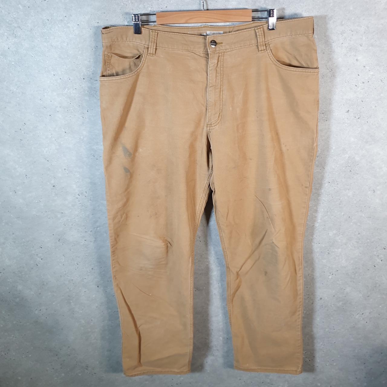 Vintage Carhartt Carpenter Trousers Mens W40 L30 Brown Relaxed Fit Workwear