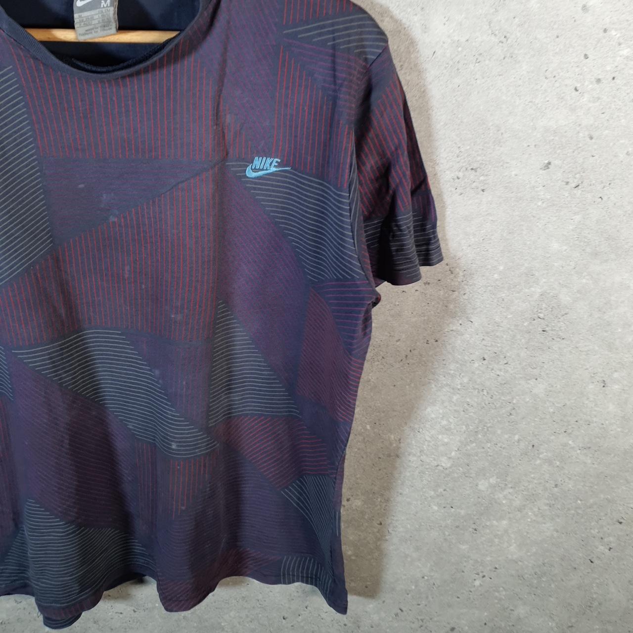 Vintage Nike 90s Embroidered T Shirt Men’s Medium Casual Blue Swoosh Athletic