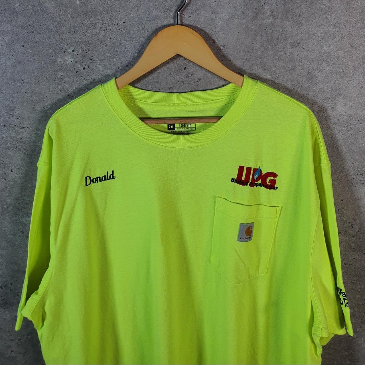 Vintage Carhartt Pocket T Shirt Men’s 2XL Green Workwear Chore Utility Loose Fit C9218
