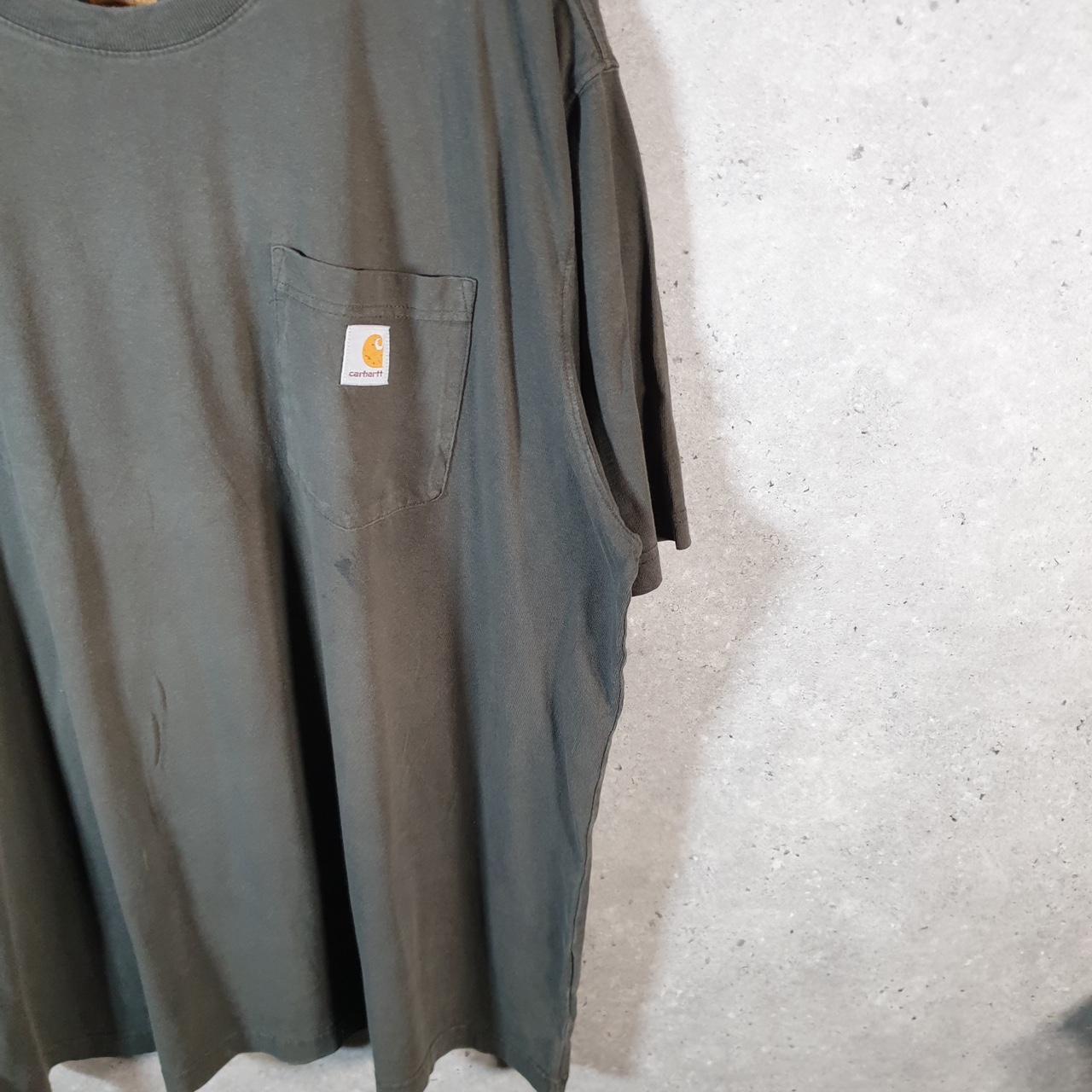 Vintage Carhartt Pocket T Shirt Men’s XL Grey Workwear Chore Utility Original Fit