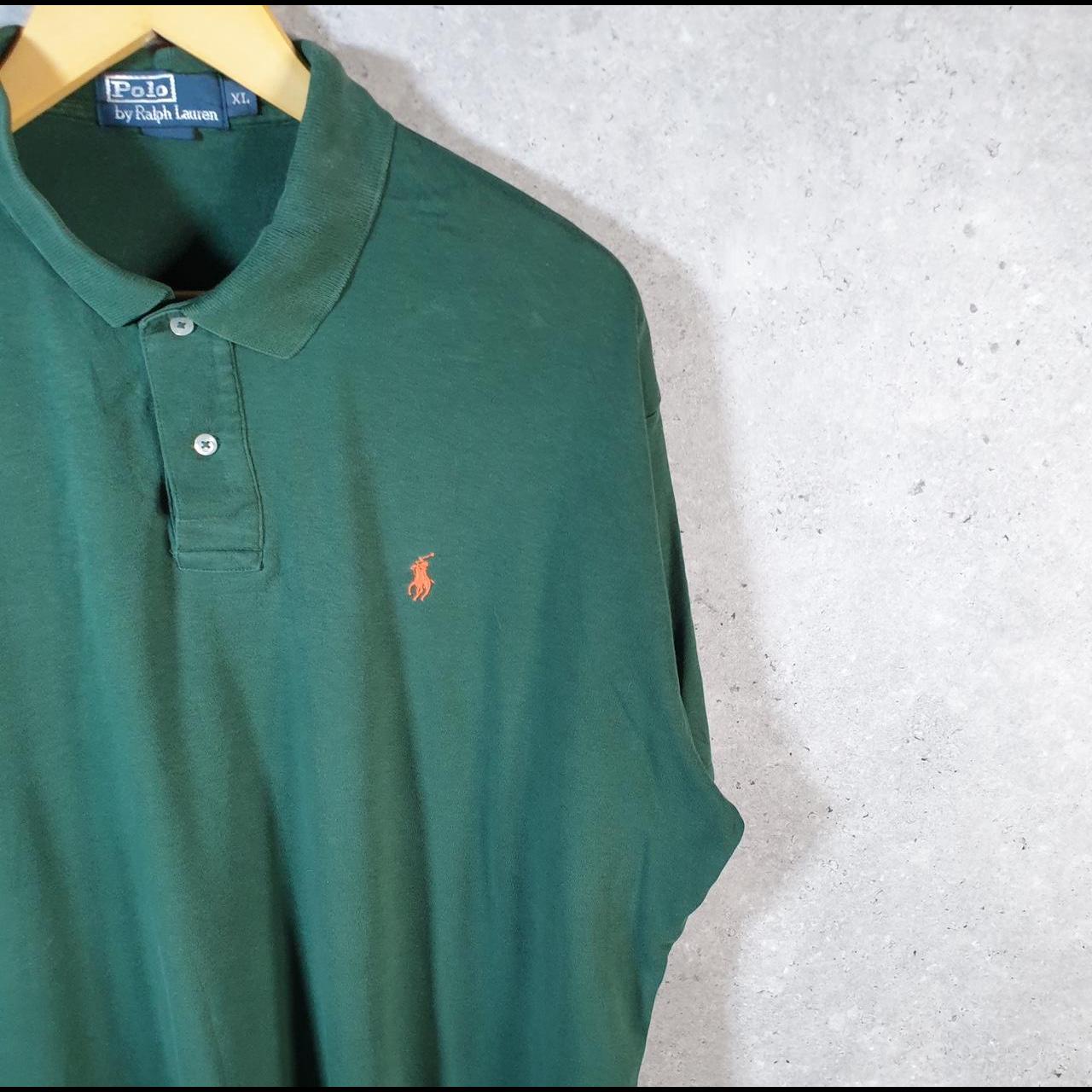 Vintage Ralph Lauren Polo Shirt Men’s XL Green Classic Fit Embroidered Pony