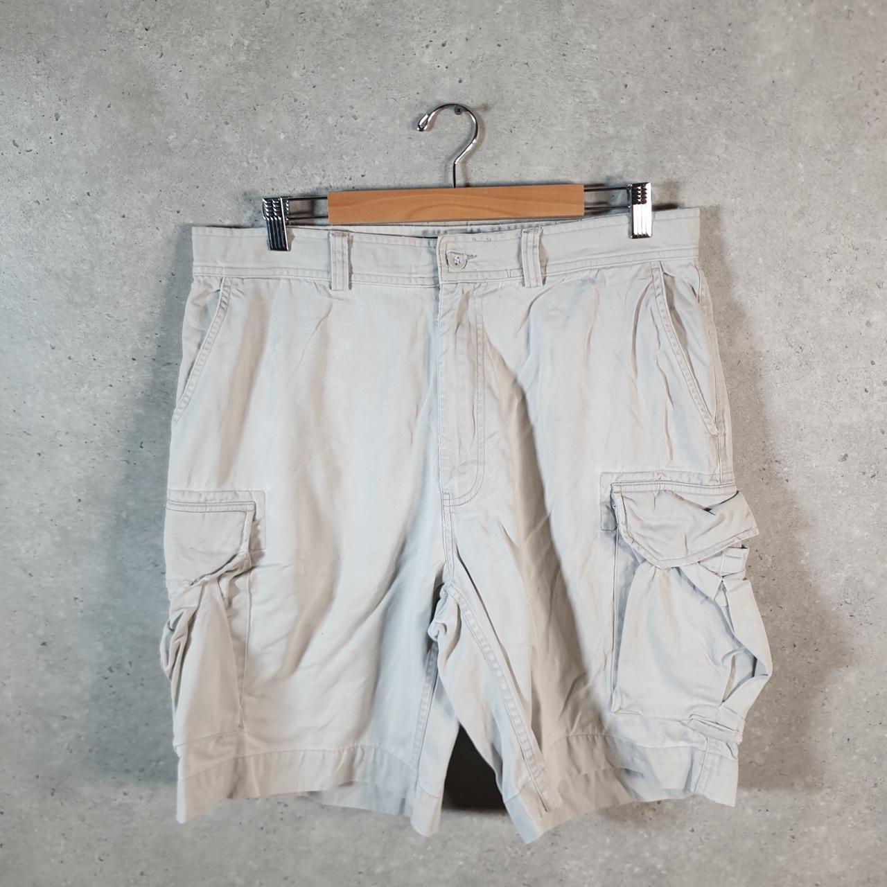 Vintage Ralph Lauren Polo Shorts Jorts Cargo Men’s W35 Brown Baggy Cotton A4385