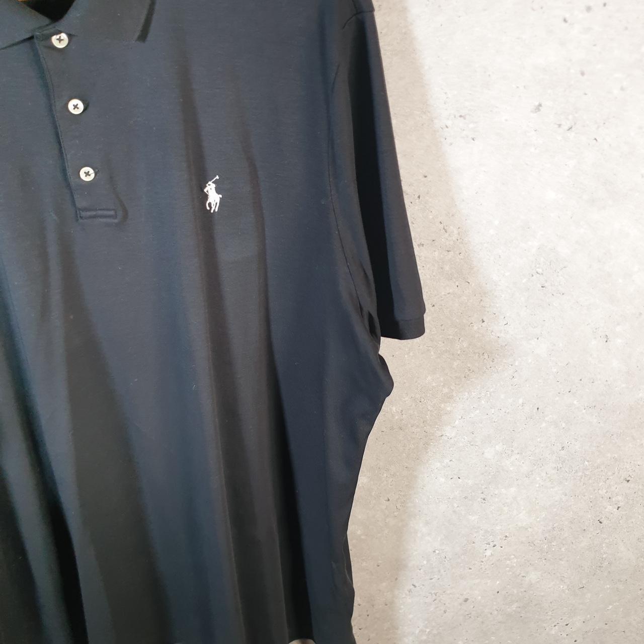 Vintage Ralph Lauren Polo Shirt Men’s 2XL Black Classic Fit Embroidered Pony