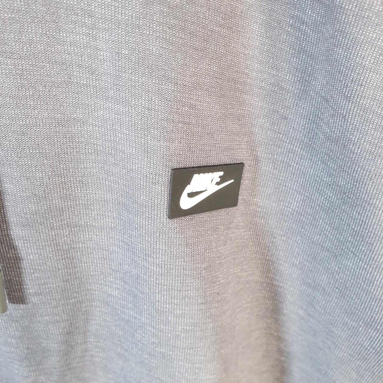 Vintage Nike Club Embroidered Hoodie Men’s Medium Grey Swoosh Y2K Pullover