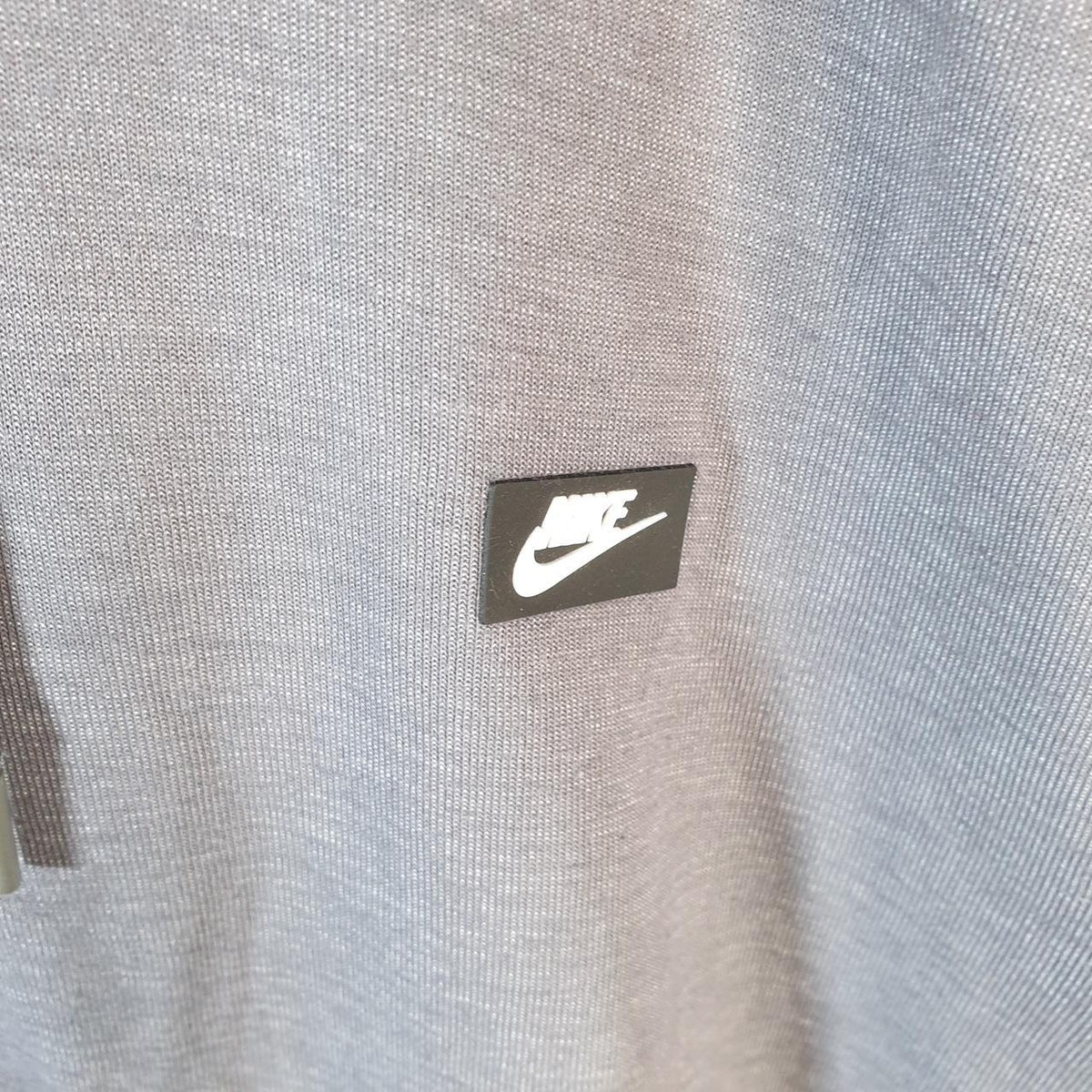 Vintage Nike Club Embroidered Hoodie Men’s Medium Grey Swoosh Y2K Pullover