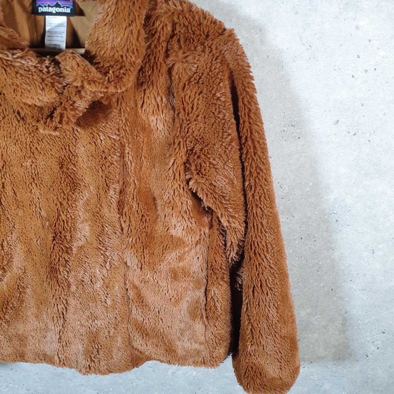 Vintage Patagonia Turtle Neck Pullover Fleece Sweater Womens XS Brown Winter