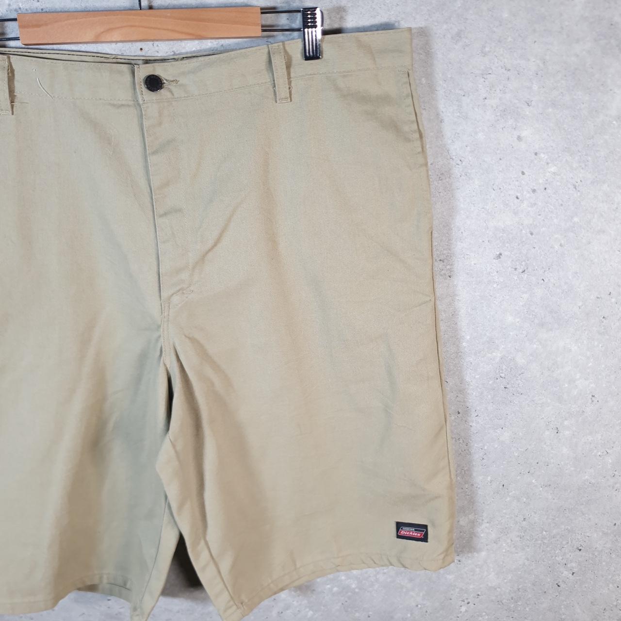 Vintage Dickies Baggy Chino Shorts Jorts Cargo Mens W42 Brown Relaxed Fit