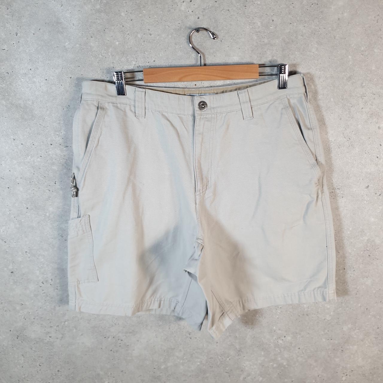 Vintage Columbia Performance Fishing Gear Shorts Men’s W36 Beige Athletic Hiking