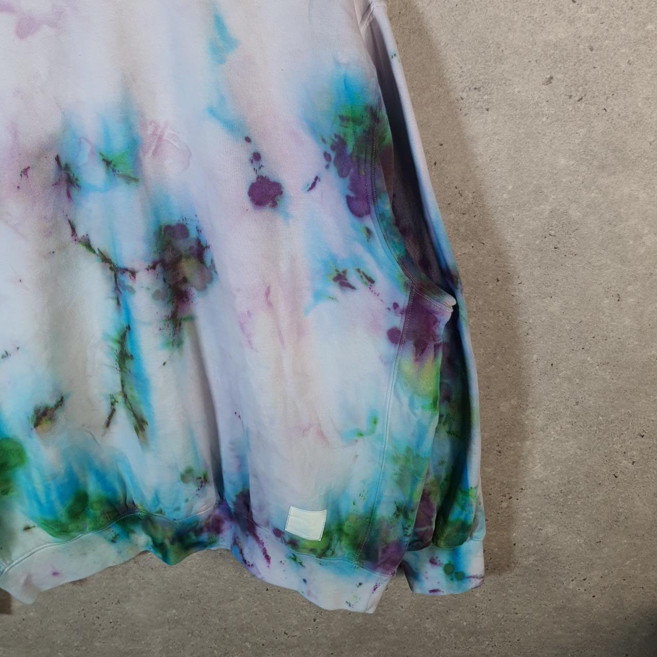 Vintage Nike Club Tie Dye Sweatshirt Men’s Large Swoosh Y2K Pullover Logo