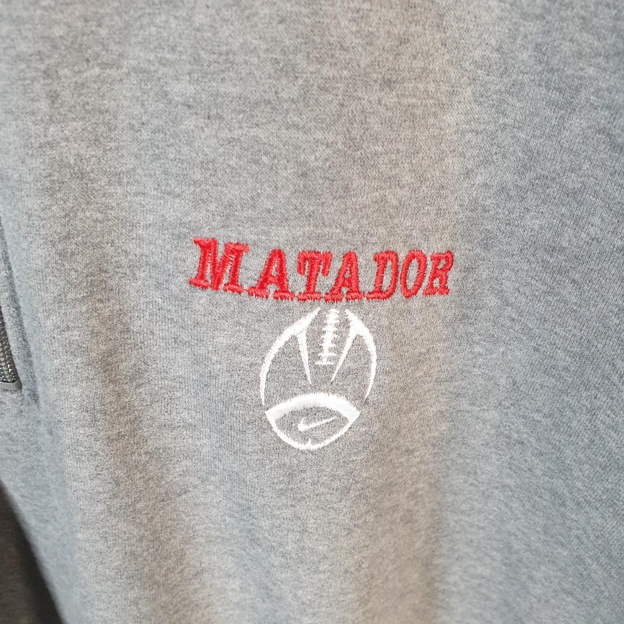 Vintage Nike Team Embroidered Sweatshirt Men’s 2XL Grey Swoosh Y2K 1/4 Zip Logo