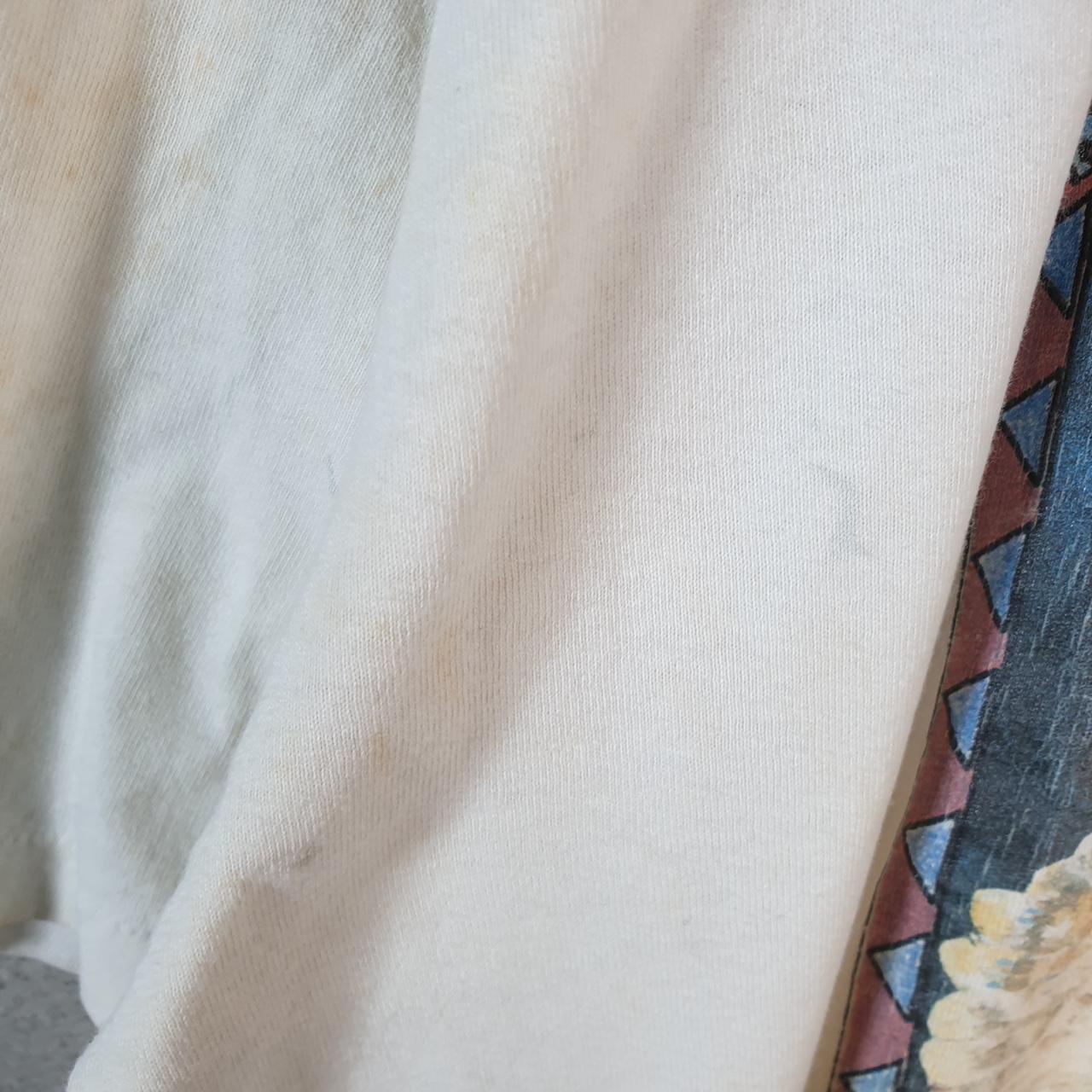 Vintage Human Tees One With the Earth 90s USA Single Stitch T Shirt Men’s XL White