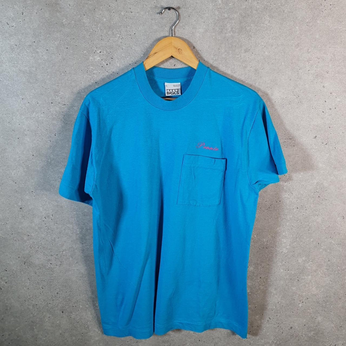 Vintage Trend Basics Misfits Pennie LA Graphic 90s USA Single Stitch T Shirt Men’s Large Blue