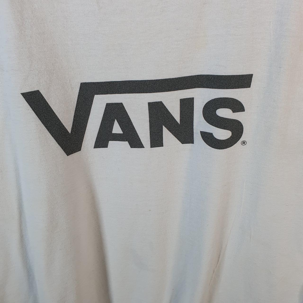 Vintage Vans Off The Wall T Shirt Shirt Men’s XL White Casual Logo Athletic