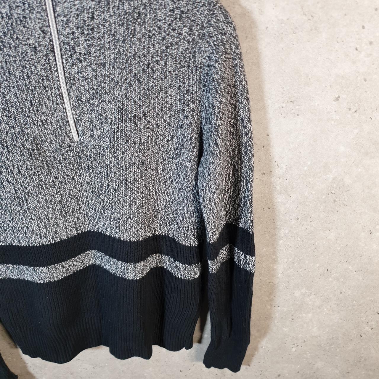 Vintage Ralph Lauren Polo Knit Sweater Womens Small Grey Cotton Pullover