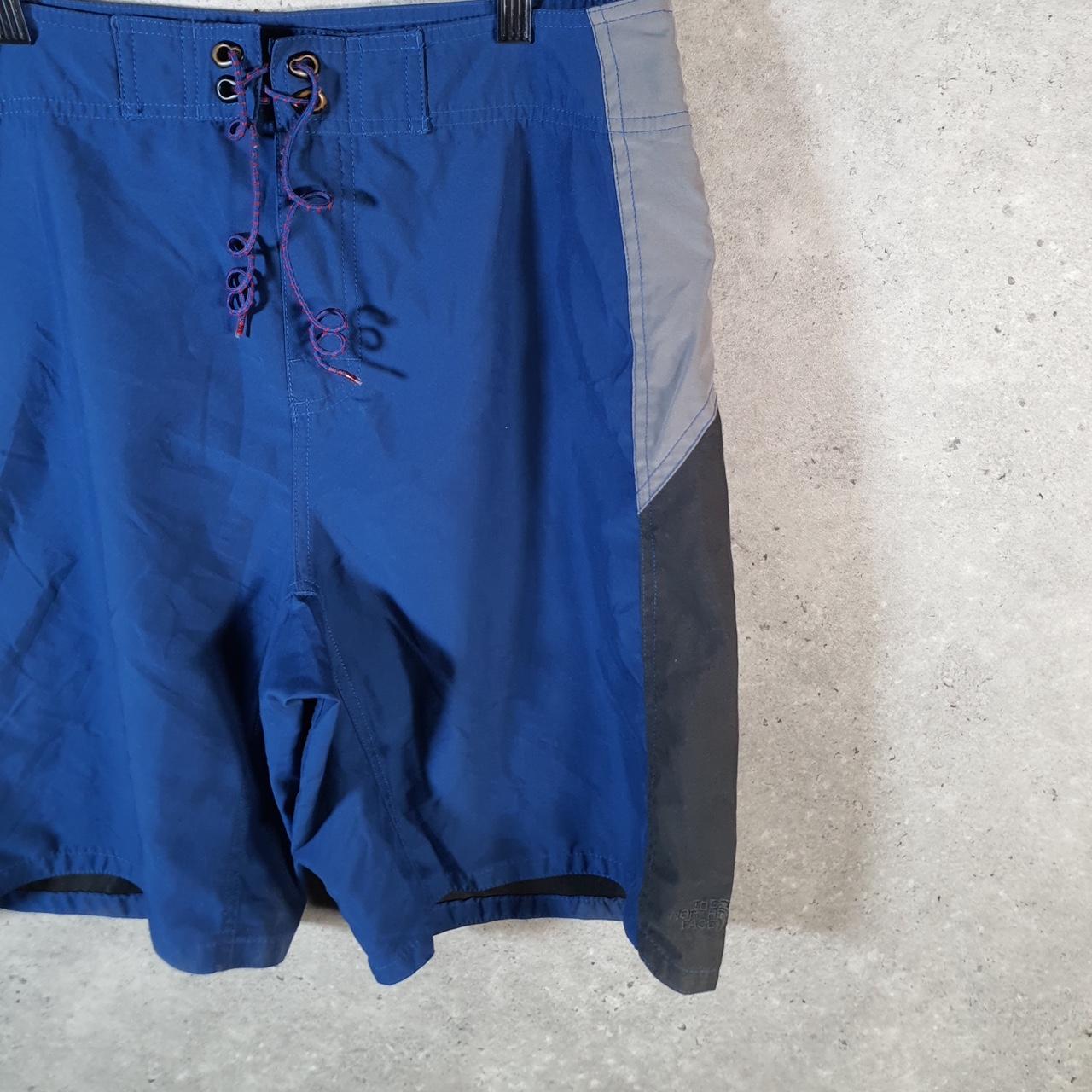 Vintage The North Face TNF Shorts Jorts Chino Cargo Men’s W32 Blue Baggy Cotton
