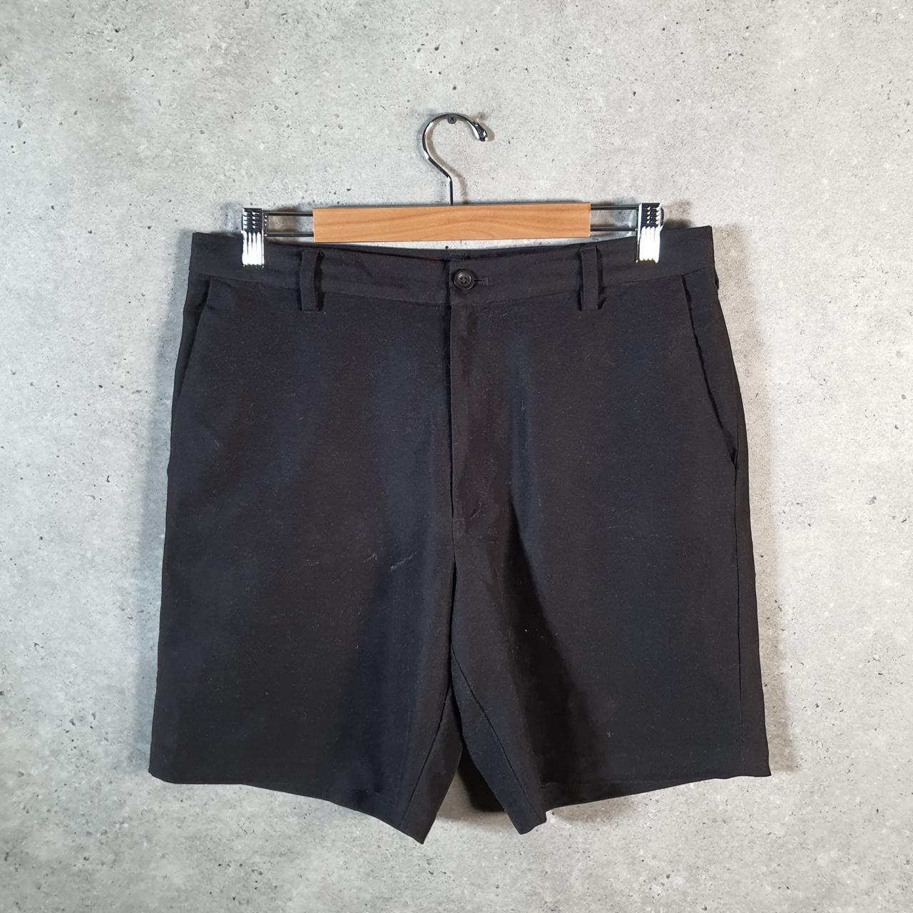 Vintage Chaps Ralph Lauren Polo Shorts Jorts Cargo Men’s W33 Black Baggy Cotton A4446