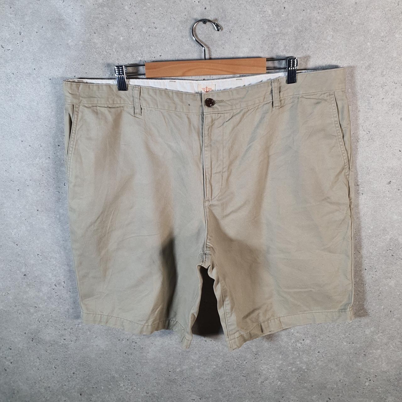 Vintage Dockers Chino Shorts Jorts Cargo Men’s W42 Brown Baggy Cotton