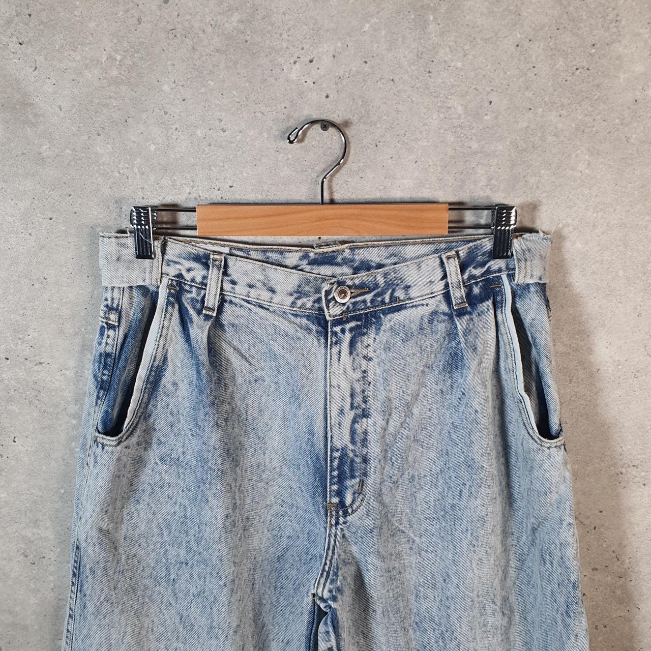 Vintage Gitano S. Stratton Sheriff Baggy Y2K Hip Hop Jeans Mens W33 Blue Embroidered Denim Big Fish Vintage