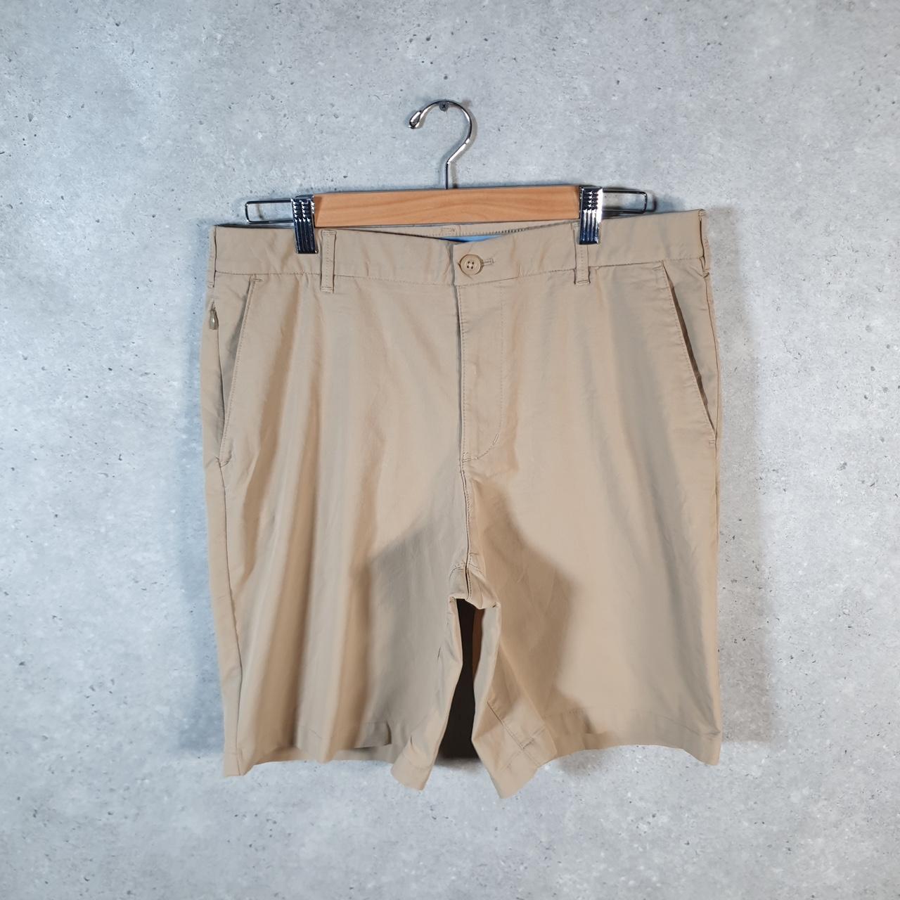 Vintage Izod Golf Chino Shorts Jorts Cargo Men’s W34 Brown Baggy Cotton