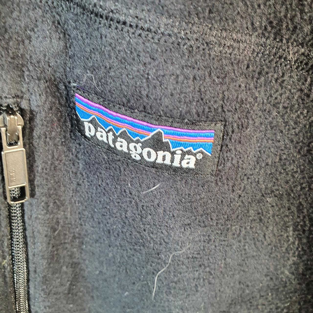 Vintage Patagonia Micro D Fleece Full Zip Sweatshirt Mens XL Black