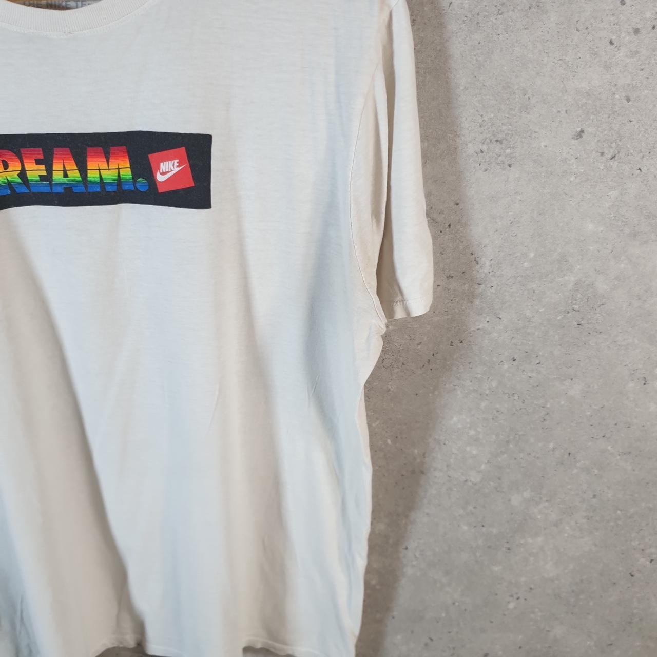 Vintage Nike Club Dream T Shirt Men’s Large White Logo Swoosh Athletic