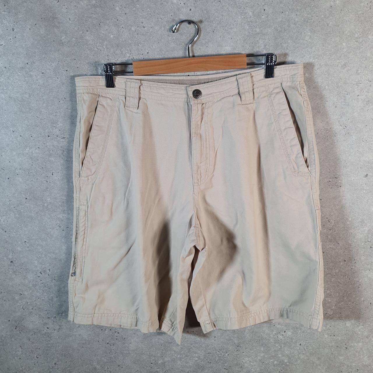 Vintage Columbia Carpenter Shorts Jorts Cargo Men’s W36 Brown Athletic Hiking Baggy A4244