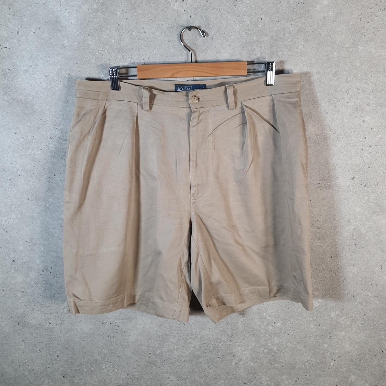 Vintage Ralph Lauren Polo Shorts Jorts Chino Cargo Men’s W36 Brown Baggy Cotton